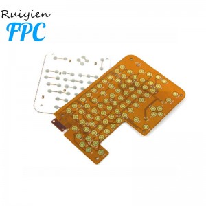 Manufacturing flexible printed circuit fpc adhesive polyimide material gold finger Fingerprint flex pcb circuit board fpc cable